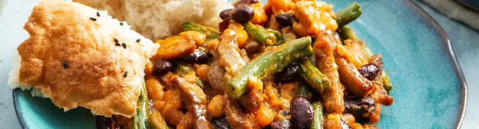 Ovenschotel met shoarma en Turks brood