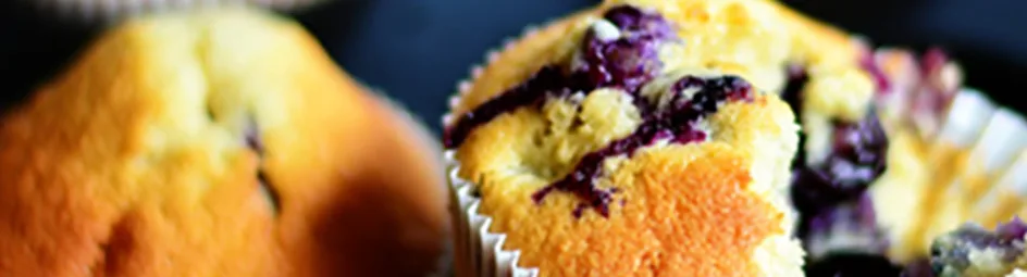 Minimuffins met bosbessen