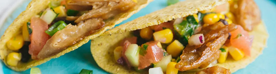 Mexicaanse taco’s met Kipstuckjes (vegan)