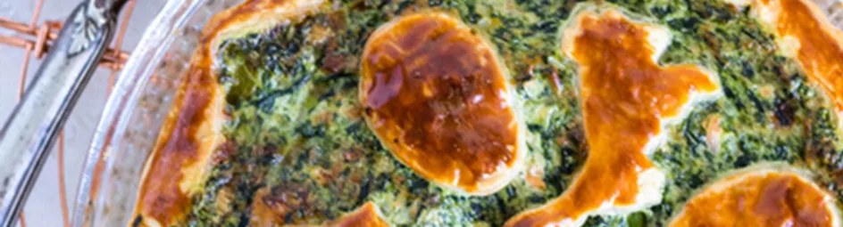 Spinazie-aspergetaart met zalm van Foodquotes