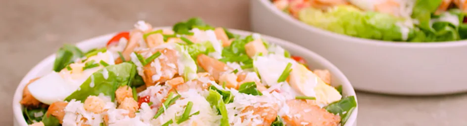 Vegetarische Caesar salade
