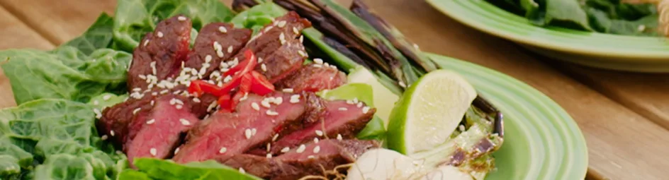 Bulgogi (Koreaans gemarineerde kogelbiefstuk)