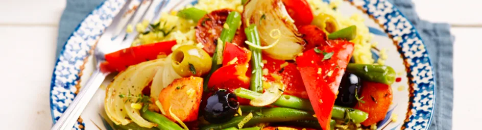 Groentetajine met couscous