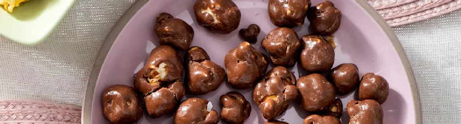 Popcorn met karamel en chocolade van Chantal Janzen