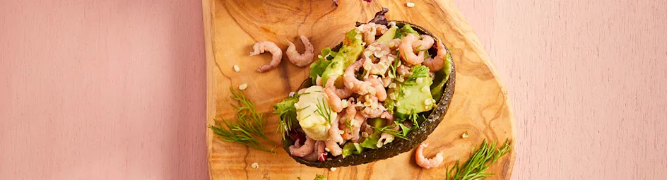 Gevulde avocado
