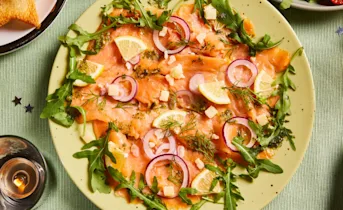 Zalmcarpaccio met dille