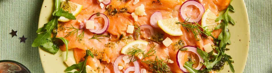 Zalmcarpaccio met dille