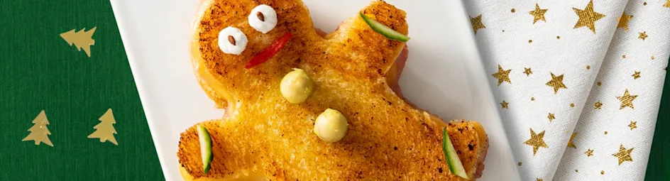 Gingerbread mannetjes tosti