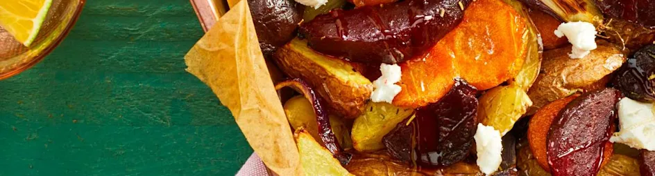 Traybake van winterse groenten