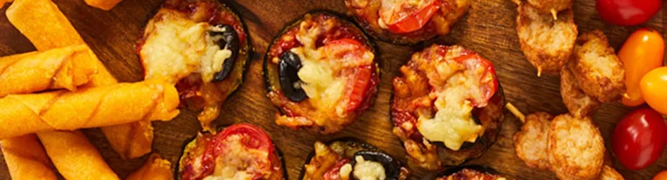 Minipizza's van courgette