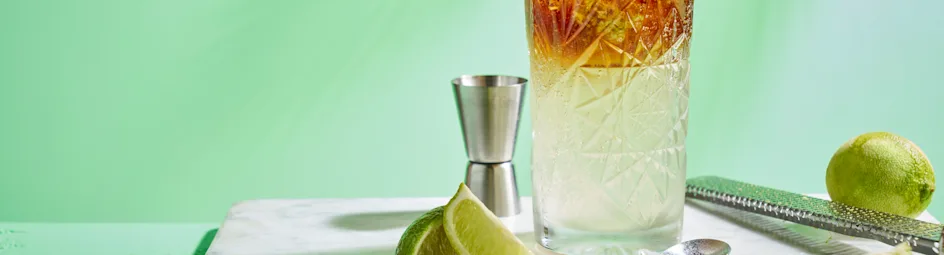 Dark and Stormy Cocktail