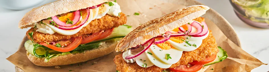 Lekkerbek sandwich