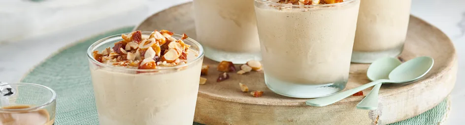 Semifreddo van koffie met hazelnoot
