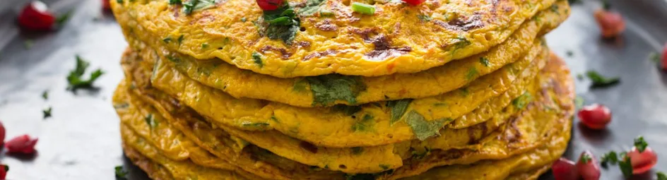 Jolanda's hartige pompoenpannenkoekjes met andijvie