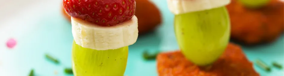 Groentevierkant-kerstmannetjes