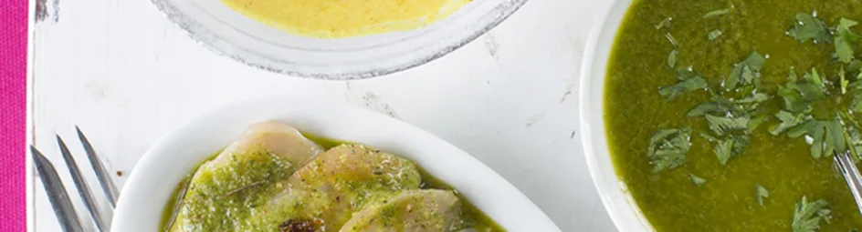 Indiase yoghurtmarinade met gember