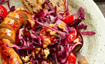 Mediterrane rode kool uit de wok