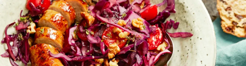 Mediterrane rode kool uit de wok