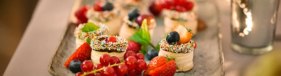 Zoete pasteitjes  met fruit