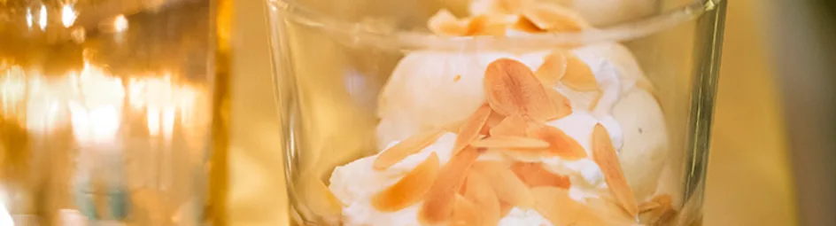 Affogato met amandelroom