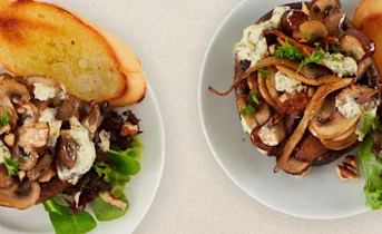 Portobello met kruidenkaas