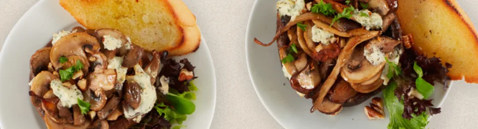 Portobello met kruidenkaas