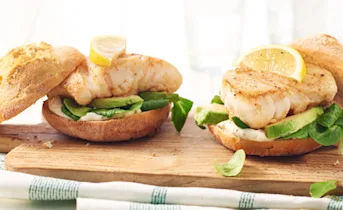 Gebakken skreifilets