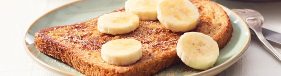Wentelteefjes met banaan en kaneelsuiker