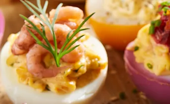 Gevulde eieren Oosters