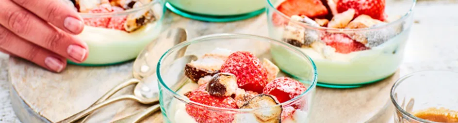 Eton mess met aardbeien