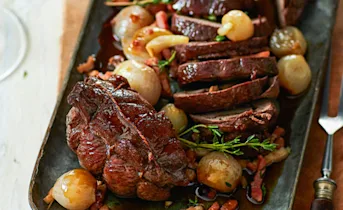 Wildzwijnrollade met bokbier