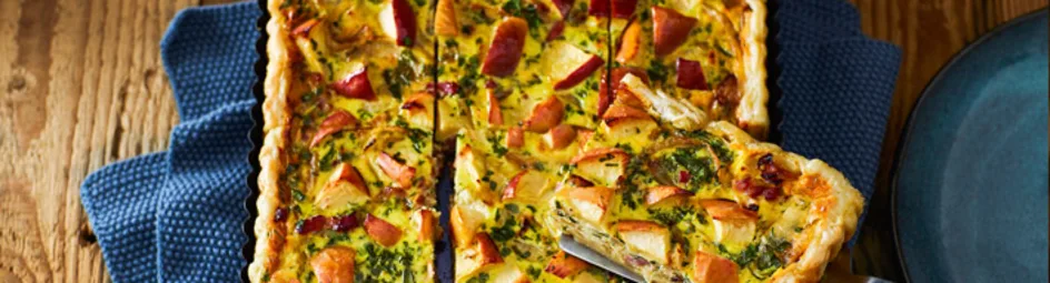 Ui-appelquiche met spek