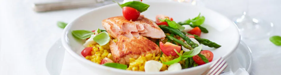 Gegrilde zalm caprese