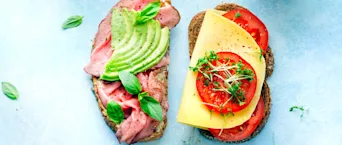 Brood met kaas & rosbief