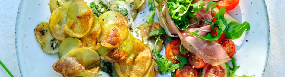 Roberta's kabeljauw in aardappelkorst