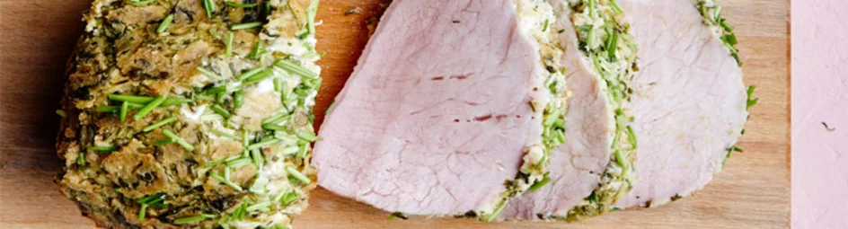 Rollade met kruidenkorst