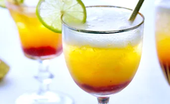 Cranberry-sinaasappel mocktail