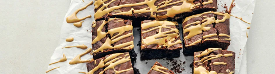 Brownies met koffieglazuur