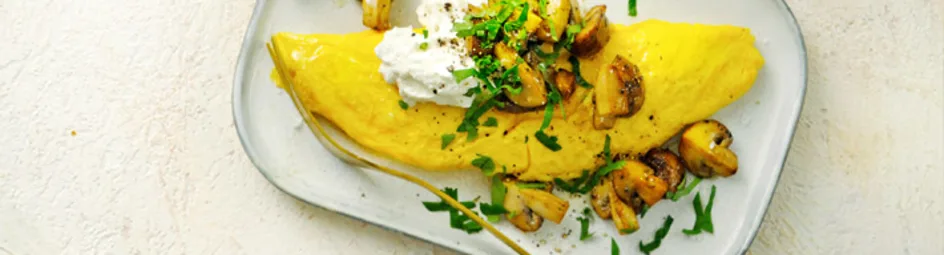 Omelet met ricotta