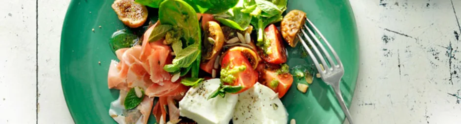 Spinazie-tomaatsalade