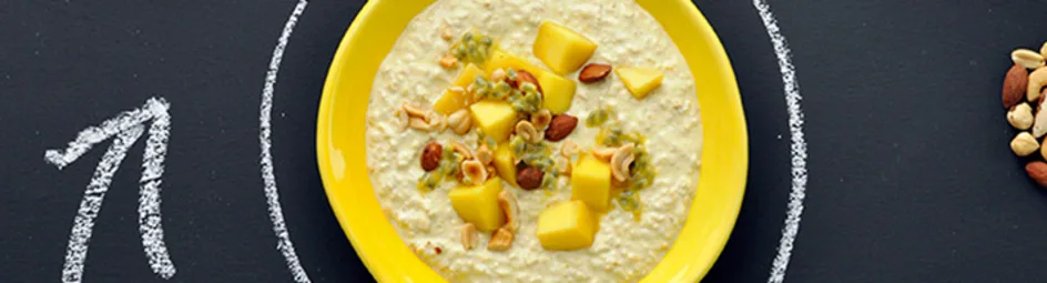 Havermout met yoghurt en fruit