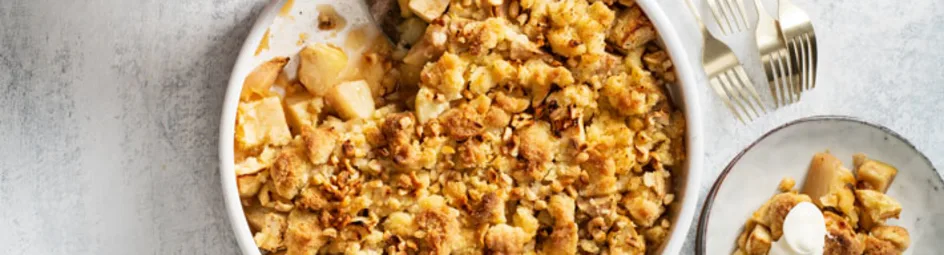 Appel-peer crumble