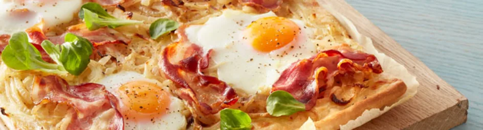 Plaattaart bij de lunch