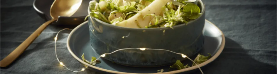 Spruitensalade met peer