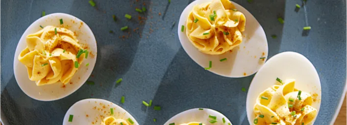 Klassiek gevulde eitjes