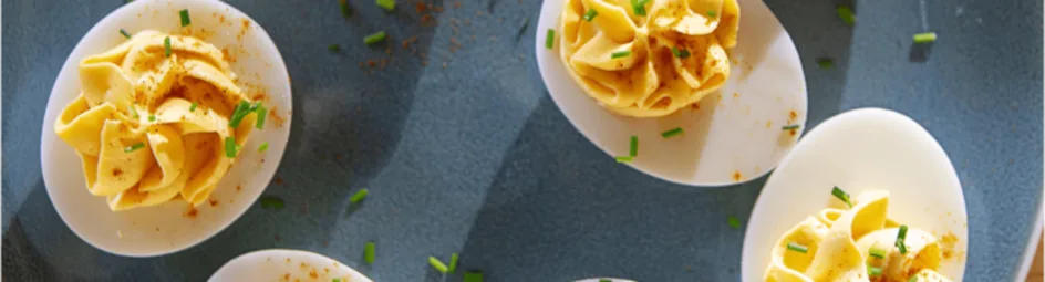 Klassiek gevulde eitjes