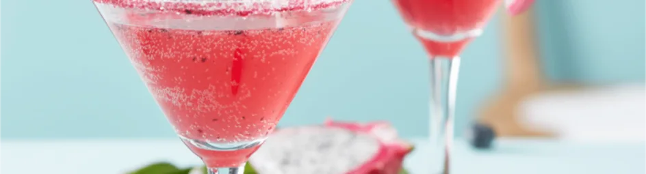 Purple rain cocktail