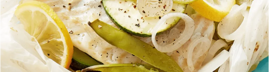 Kabeljauw met courgette en zeekraal