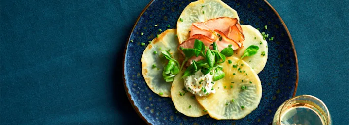 Carpaccio van knolselderij