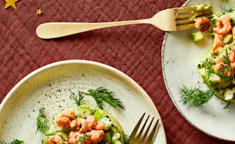 Timbaaltje van garnalen